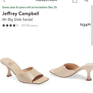 Jefferey Campbell slide sandal